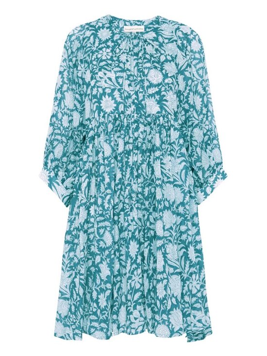 Daughters of India Dresses & Skirts - NWT - Daughters of India - Kyra Mini Dress Size XL (Ocean Blue)